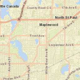 North Saint Paul Street Map