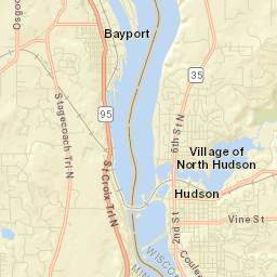 Hudson Street Map