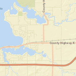 Lake Wissota Street Map