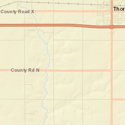 Thorp Street Map