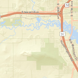 Rib Mountain Street Map