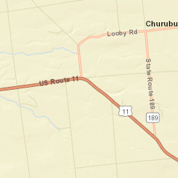 Churubusco New York Street Map