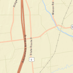 Coopersville New York Street Map