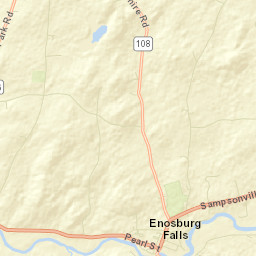 Enosburg Falls Street Map