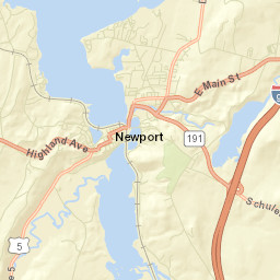 Newport Street Map
