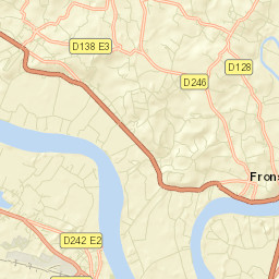 Fronsac Street Map