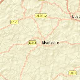 Montagne Street Map