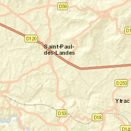 Ytrac Street Map