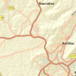Naucelles Street Map