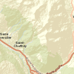 Saint-Chaffrey Street Map