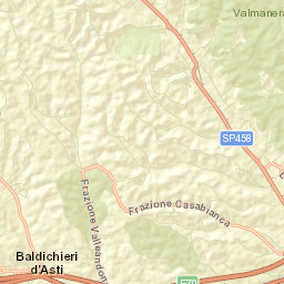 Baldichieri d'Asti Street Map