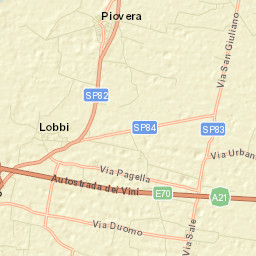 Piovera Street Map