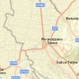 Salice Terme Street Map
