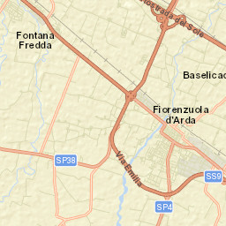 Roveleto Street Map