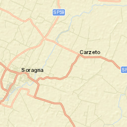 Soragna Street Map