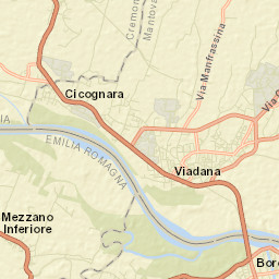 Viadana Street Map