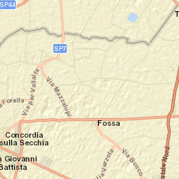 Concordia sulla Secchia Street Map