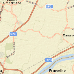 Fiesso Umbertiano Street Map