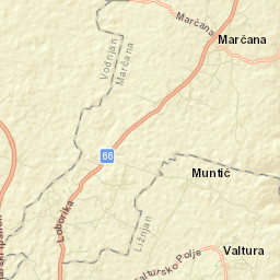 Marčana Street Map