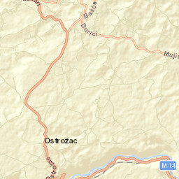 Ostrožac Street Map