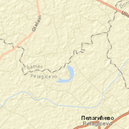 Obudovac Street Map