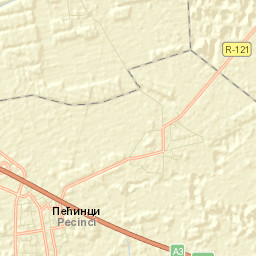 Pećinci Street Map