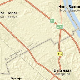 Novi Banovci Street Map