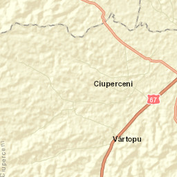 Ciuperceni Street Map