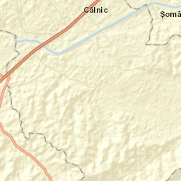 Comuna Câlnic Street Map
