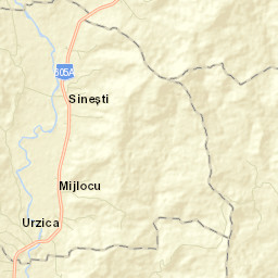 Sineşti Street Map