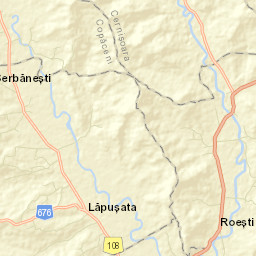 Comuna Roeşti Street Map