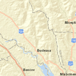 Comuna Budeasa Street Map