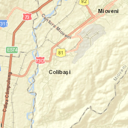 Colibași Street Map
