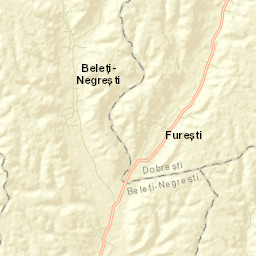 Comuna Beleţi-Negreşti Street Map