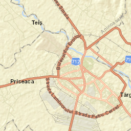 Municipiul Târgovişte Street Map