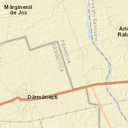 Mărginenii de Jos Street Map