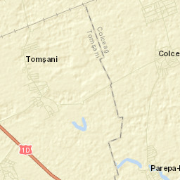 Comuna Tomşani Street Map