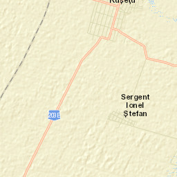 Comuna Ruşeţu Street Map