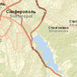 Simferopol Raion Street Map