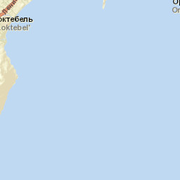 Koktebel Street Map