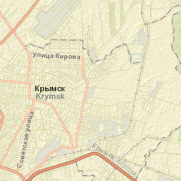 Krymsk Street Map