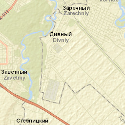Zavetnyy Street Map