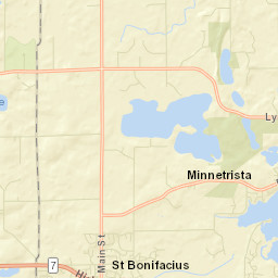 Saint Bonifacius Street Map