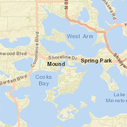 2670 Commerce Boulevard, Mound, MN Street Map