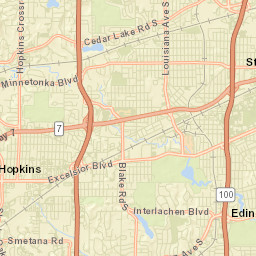Saint Louis Park Street Map