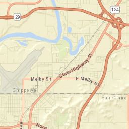 Lake Hallie Street Map