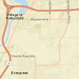 Evergreen Street Map