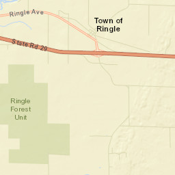 State Road 29, Ringle, WI 54471, USA Street Map