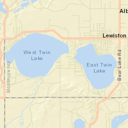 Lewiston Street Map