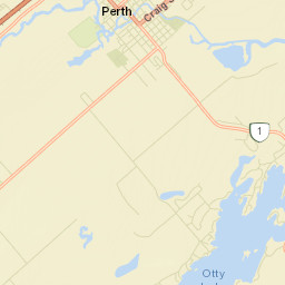Perth Street Map
